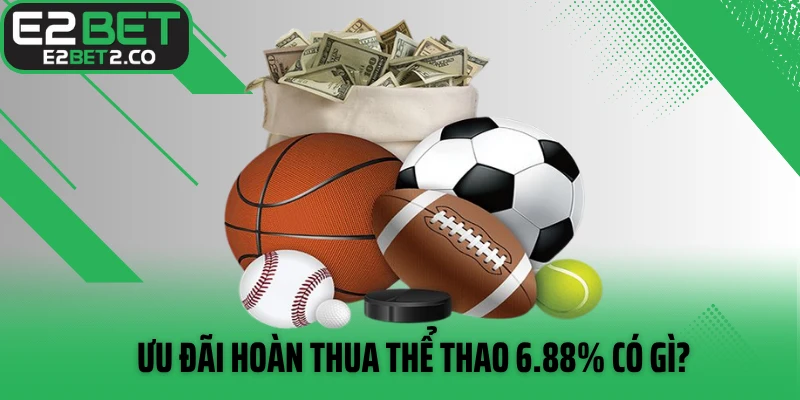 Ưu đãi hoàn thua thể thao 6.88% có gì?